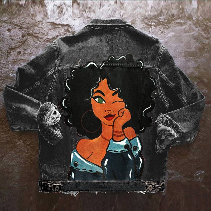 Tourtiwi - Wholesale Denim Jacket - Women's - Women's Cute Girls Loose Casual Denim Jacket1
