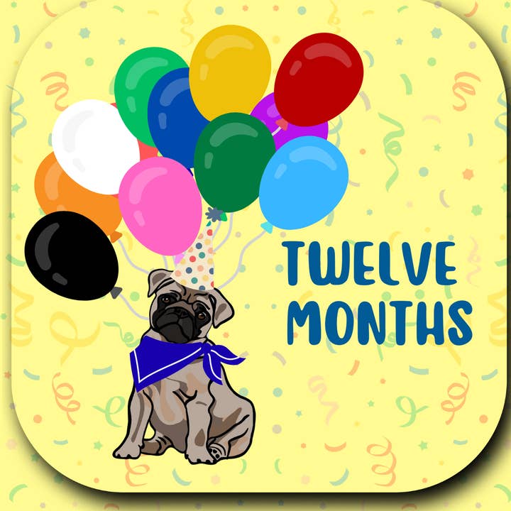 Wild & Wright - Wholesale Milestone Art/Keepsake - Kids & Baby - Welcome to the Pack Milestone Card Set3