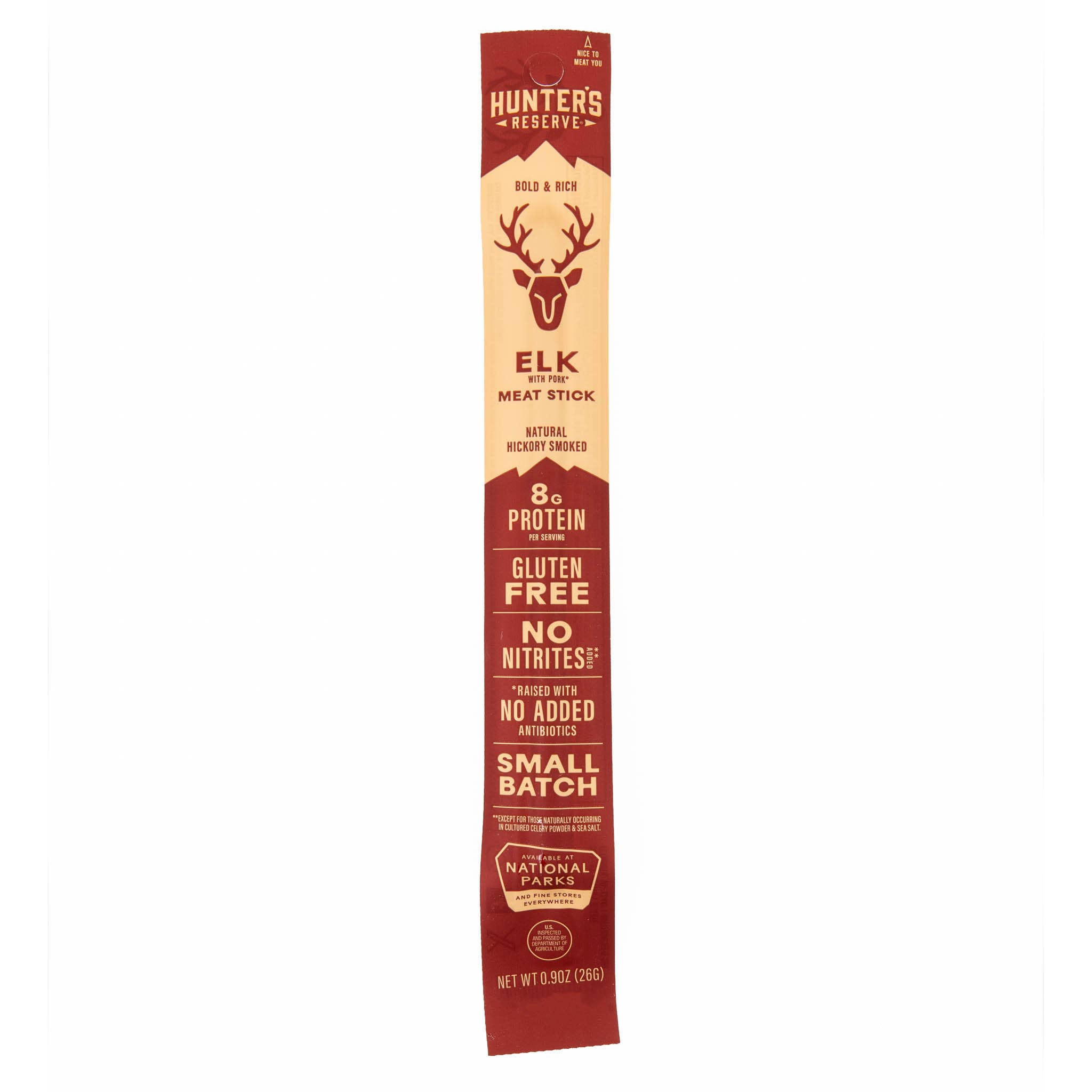 Hunter's Reserve - Wholesale Jerky - Elk Jalapeño Meat Sticks - 24 Pack1