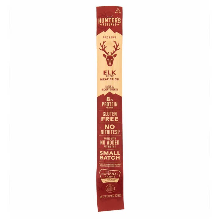 Hunter's Reserve - Wholesale Jerky - Elk Jalapeño Meat Sticks - 24 Pack1