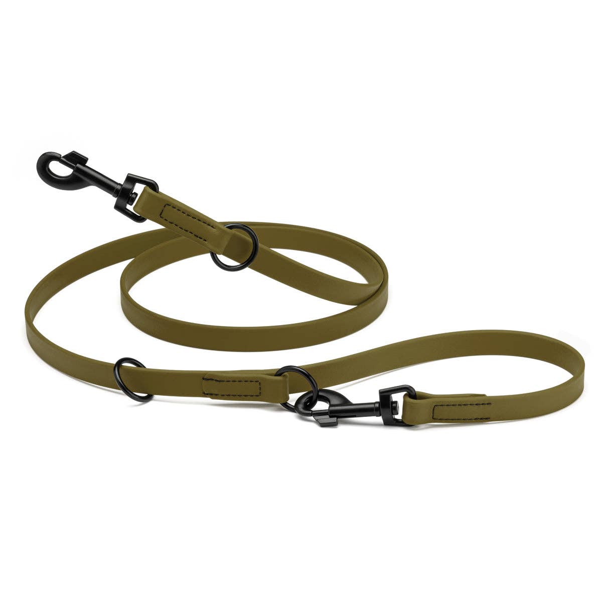 Dogline – wholesale Pet leash – Dog – Biothane Adjustable Multi-Purpose Dog Leash with Black Hardware, 7FT14