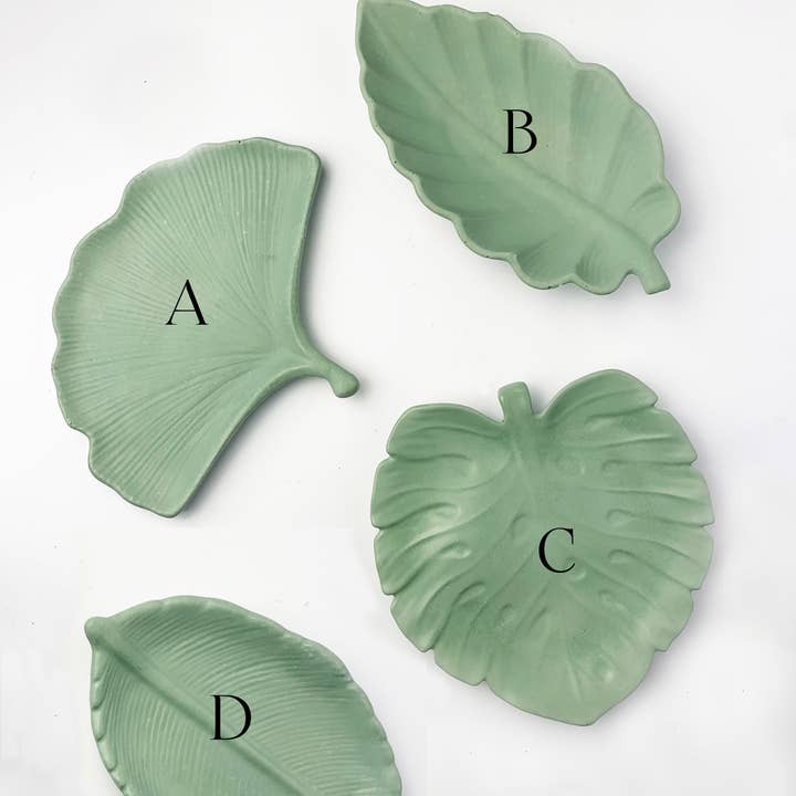 Pine Creek Soapworks - Wholesale Decorative Tray - Concrete Leaf Tray7
