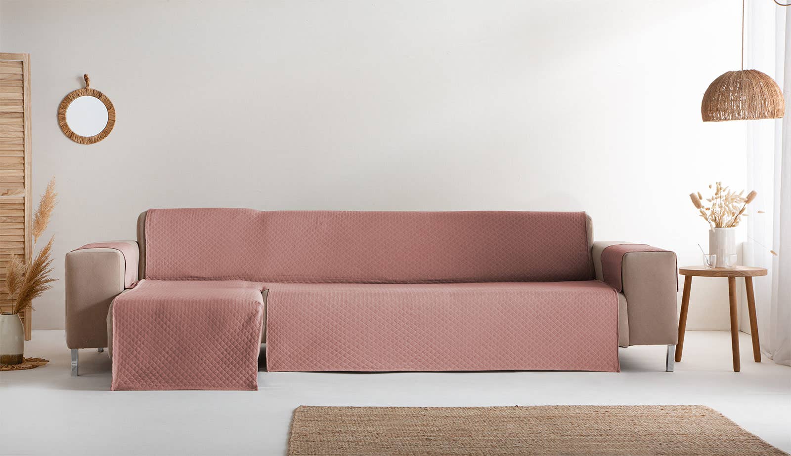 GAMUSI – Capa para cadeira/sofá por atacado – Capa de sofá lisa acolchoada algodão TRIVIAL63