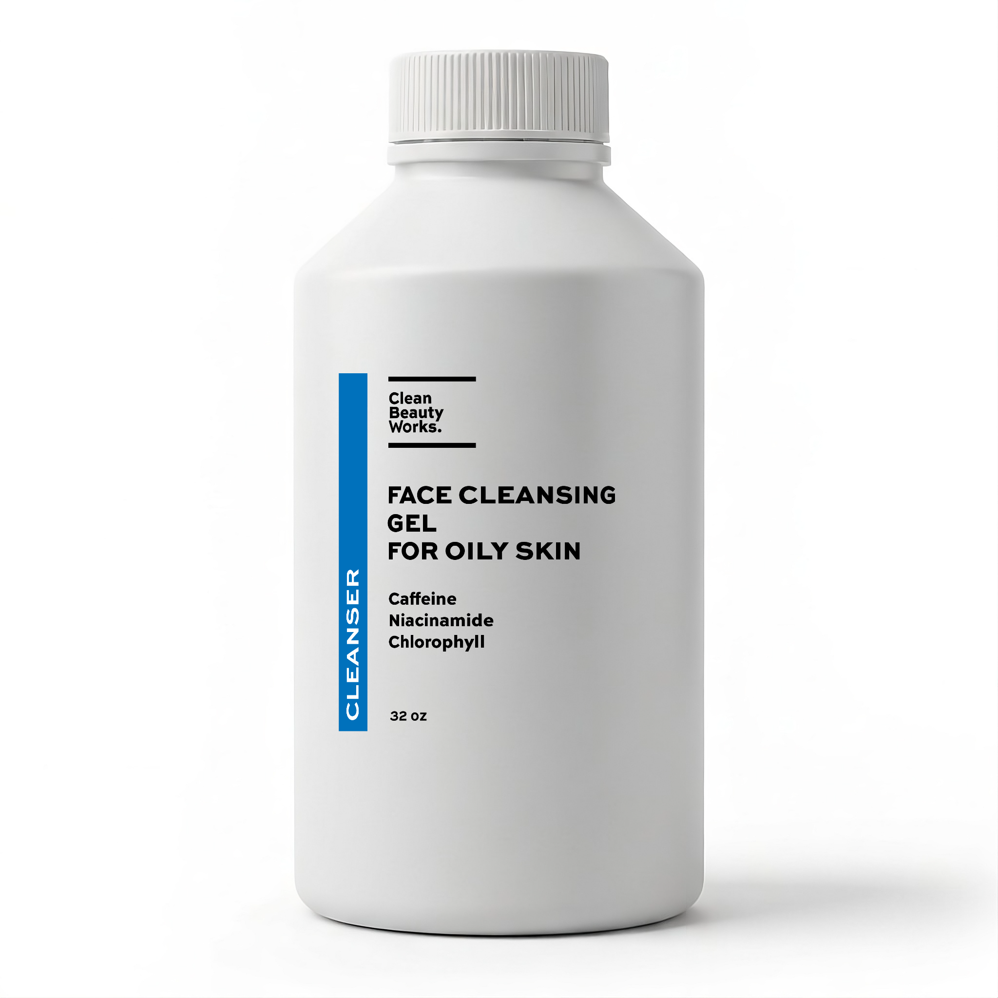 Clean Beauty Works. - Wholesale Facial Cleanser - Balancing Face Cleansing Gel for Oily Skin, Caffeine & Niacinamide1