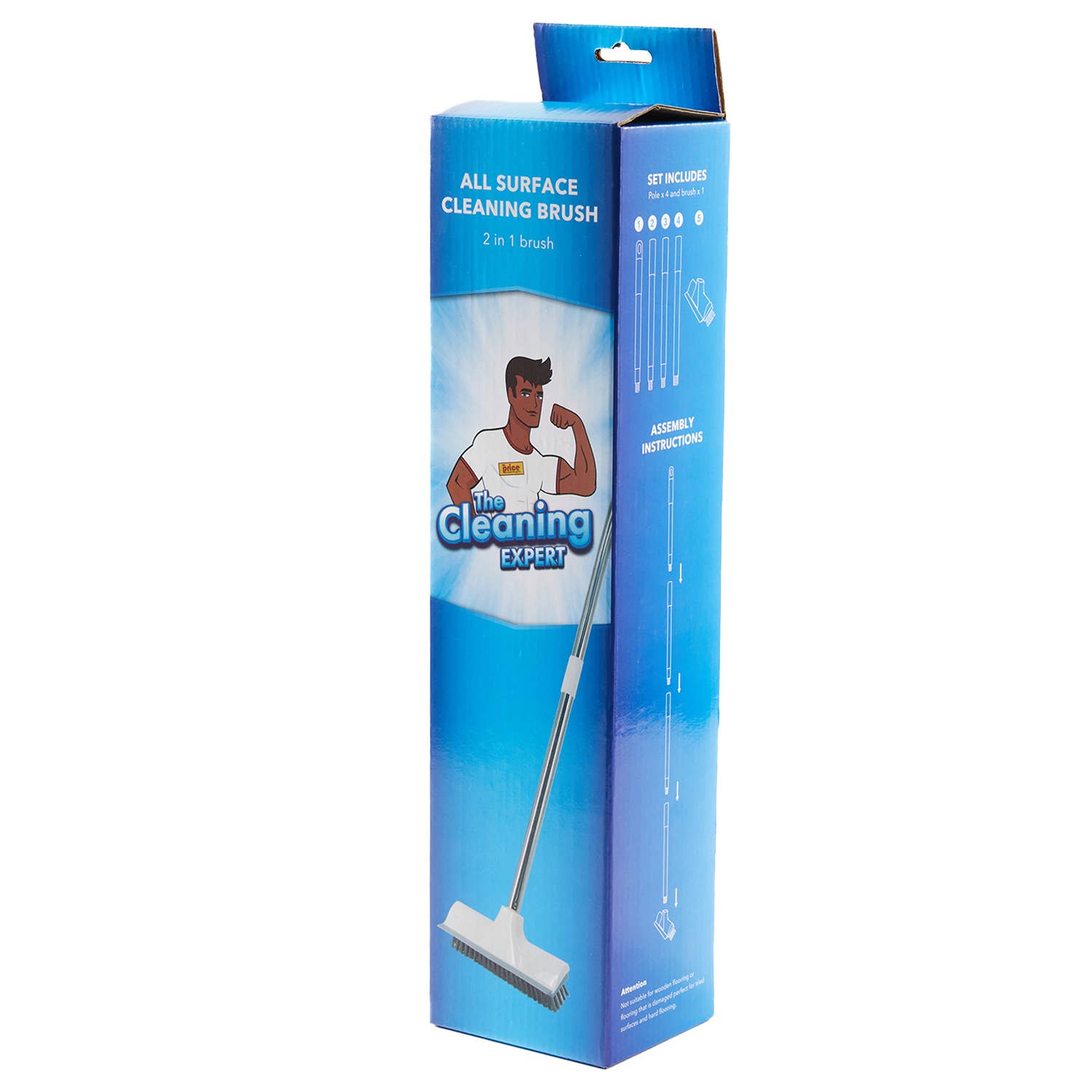 Daniel James – wholesale Cleaning brush – All Surface Cleaning Broom with Adjustable Handle 2