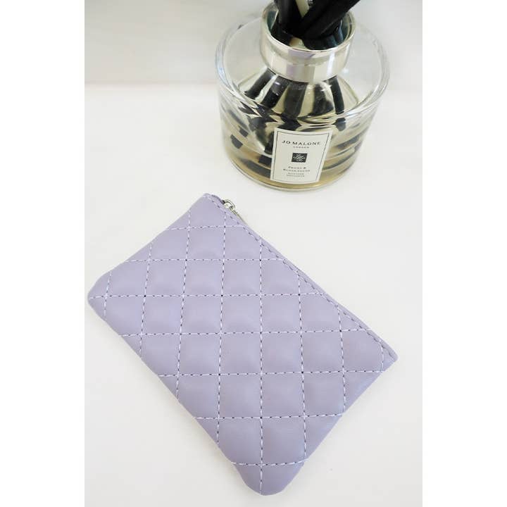 MIX COLOR Rhombus Pattern Zipper Coin Purse for wholesale on Faire5