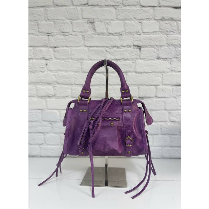 Prima Fila Bags Made in Italy - Wholesale Top Handle Bag - Women's - Real leather city bag small size6
