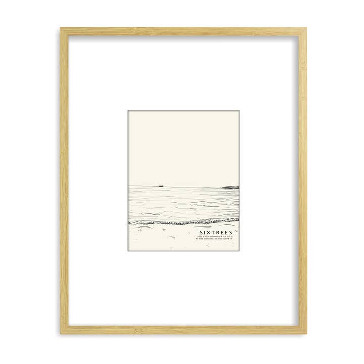 Sixtrees - Wholesale Picture Frame - Logan Collection Matted Wood Picture Frames - Multiple Sizes19