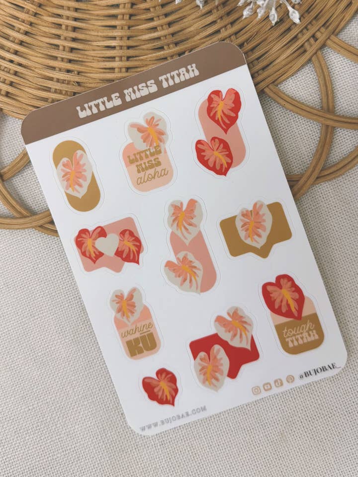 Tough Titah | Vinyl Sticker Sheet for wholesale by Bujo Bae