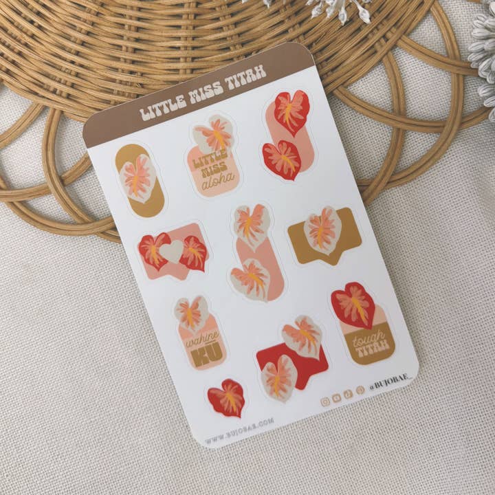 Tough Titah | Vinyl Sticker Sheet for wholesale by Bujo Bae