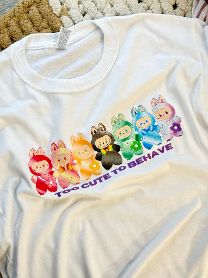 Desi design and chai - Wholesale Shirt - Unisex - La fufu- The monsters - big into energy unisex Tshirt