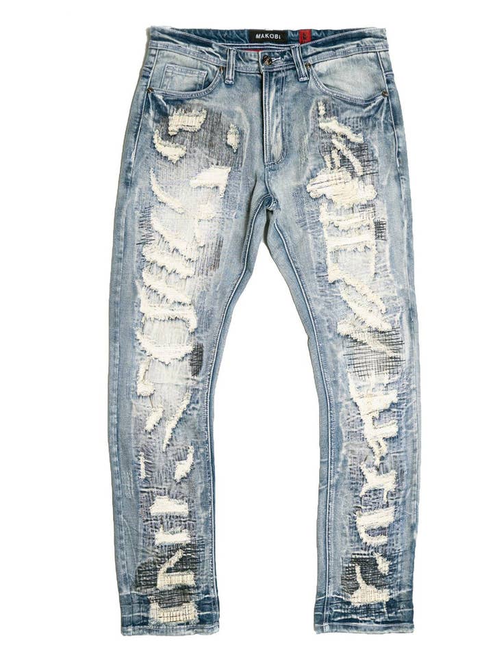 M1917 Parco Jeans - Lätt tvätt för wholesale av Frost Originals