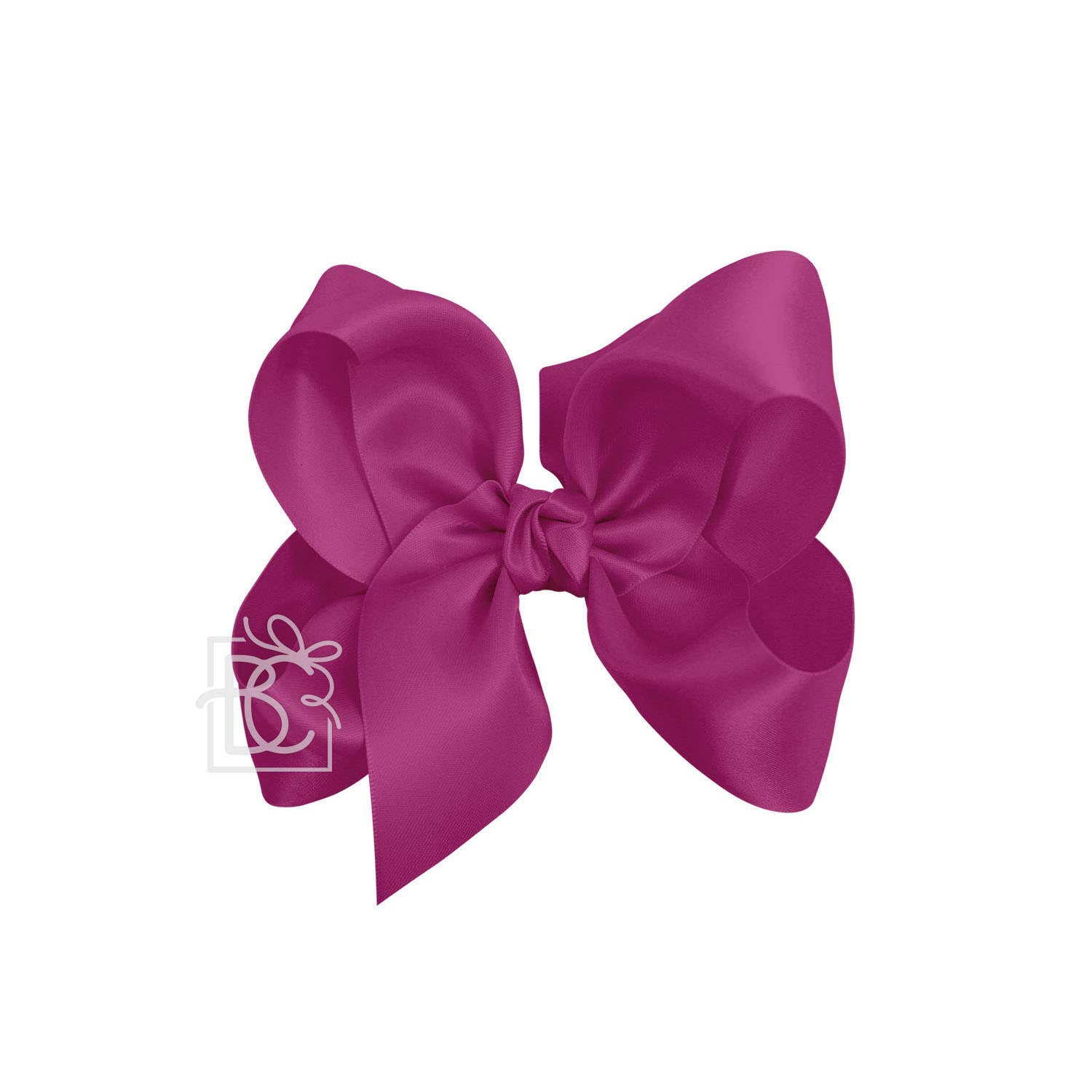 Beyond Creations, LLC - Wholesale Hair Bow - Kids - SATIN BOW ON CLIP120