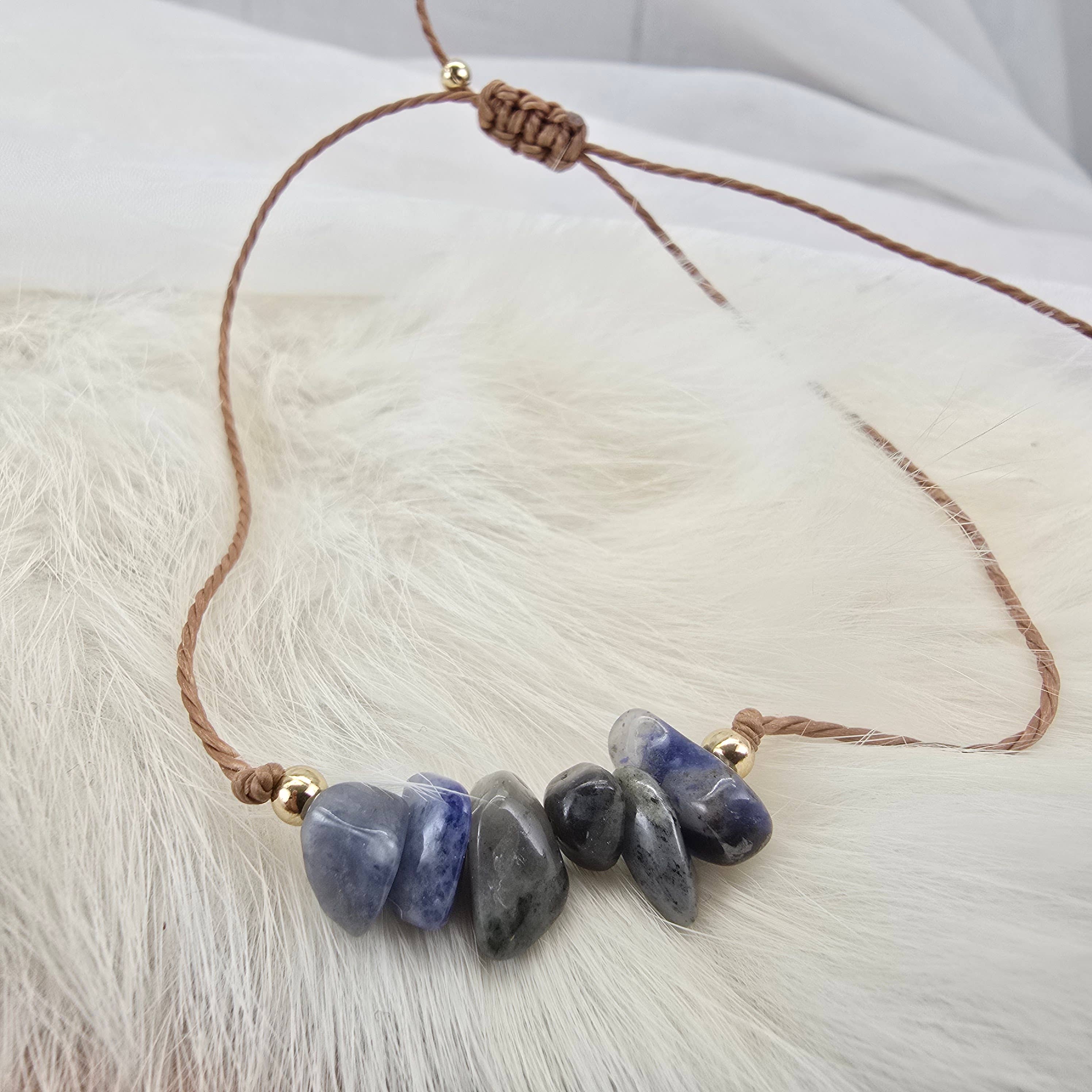 Aquamarine Daydream Wholesale - Wholesale Beaded Bracelet - Adjustable Crystal Chip Bracelets ~ Crystal Healing Jewelry9