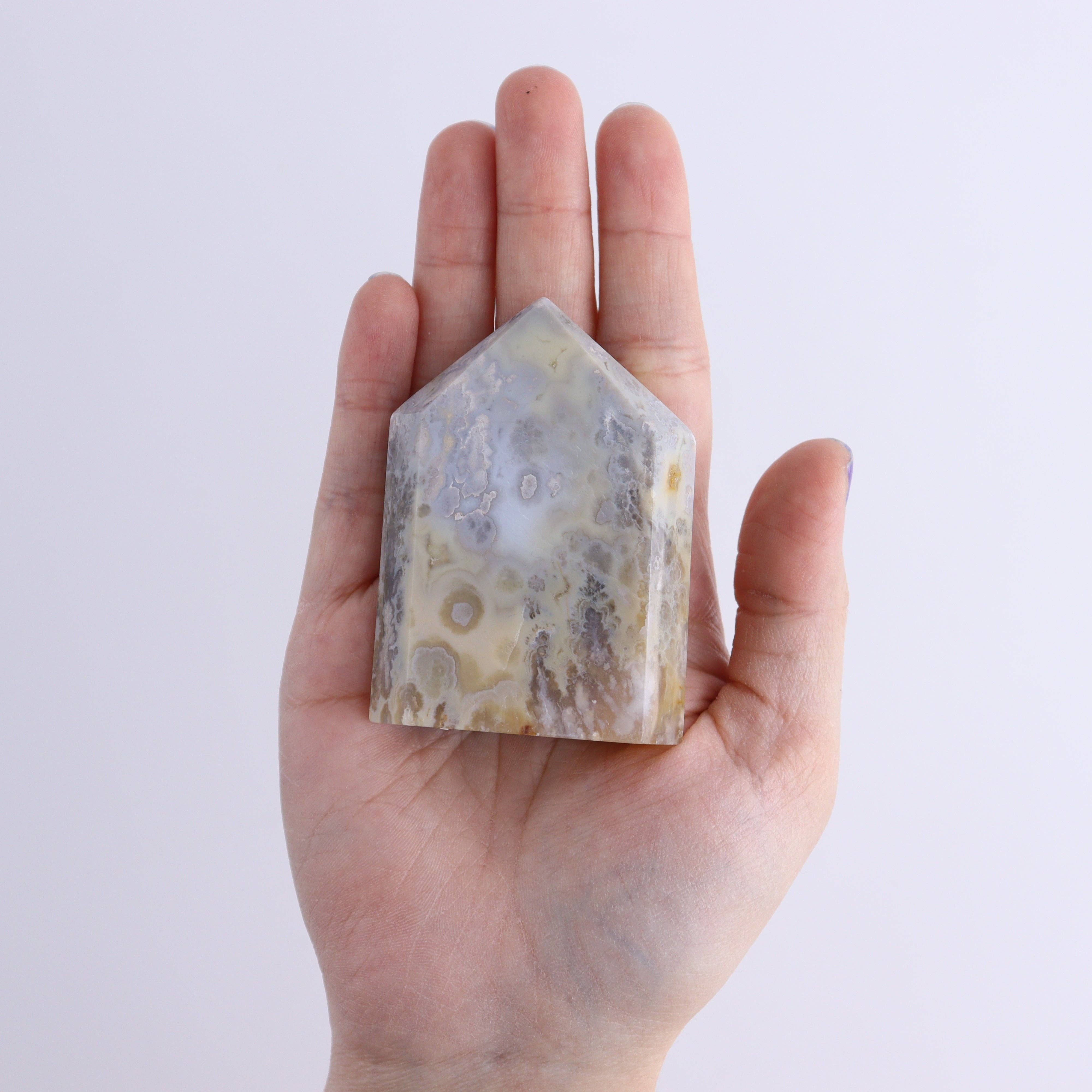 Mi Esperanza Minerals - Wholesale Spiritual Stone/Crystal - Agate Clouds,  Flames and Towers Set of 64