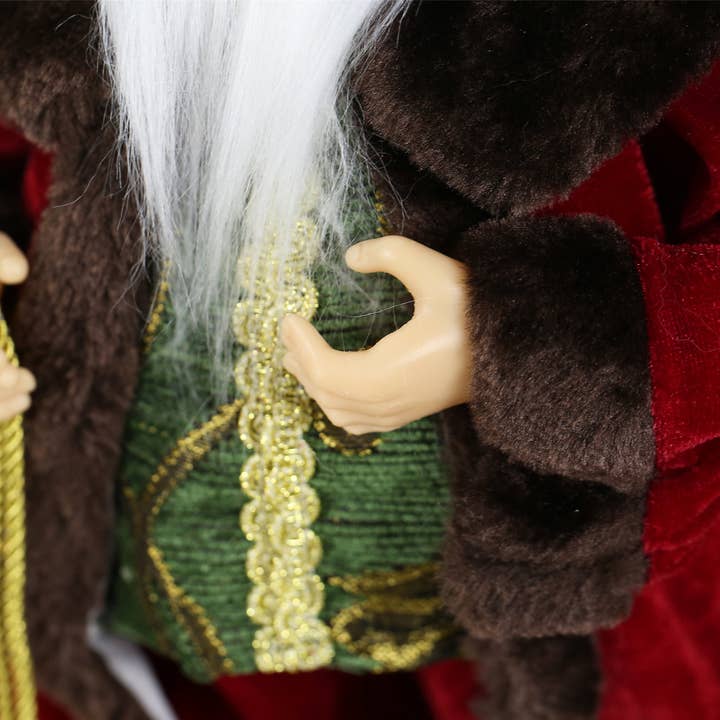 SINT - Wholesale Christmas Decoration - SINT 18 Inch Christmas Standing Santa Claus Doll Statue Figurine Ornament11