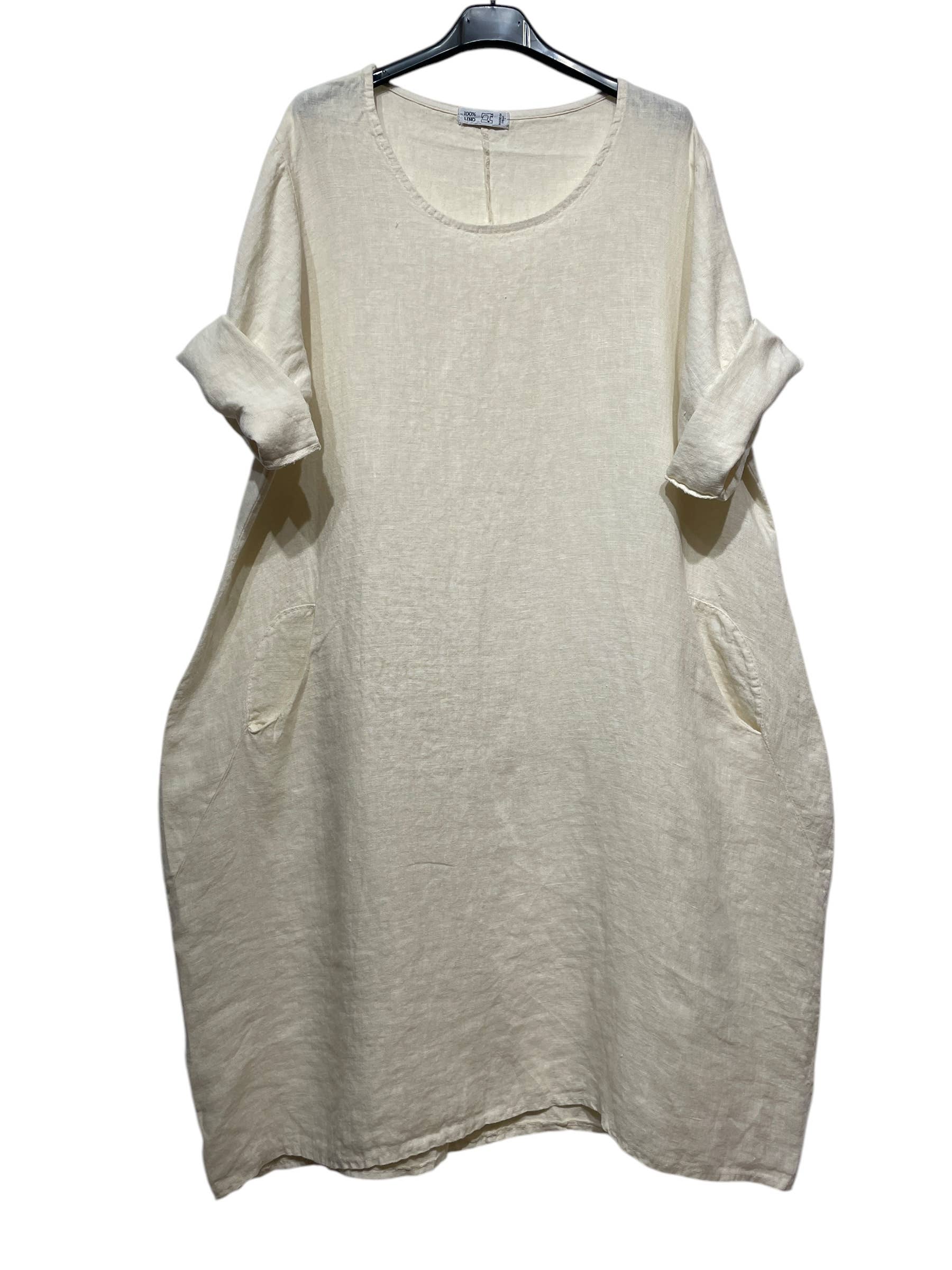 LINEN & COTTON HOUSE – Großhandel Kleid – Damen – Leinenkleid 167 Frühling Sommer Kollektion23