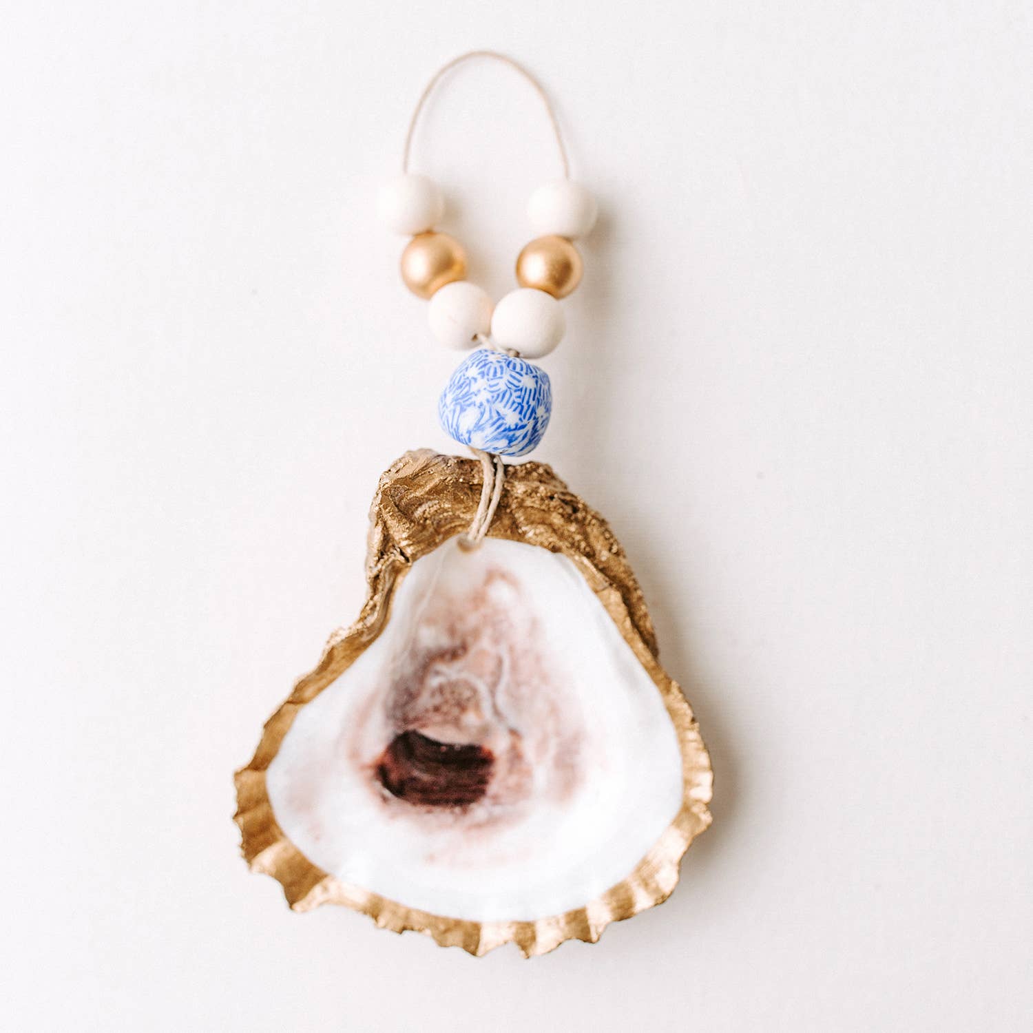 Grit and Grace Studio - Wholesale Ornament - Oyster Shell Ornament or Napkin Ring6