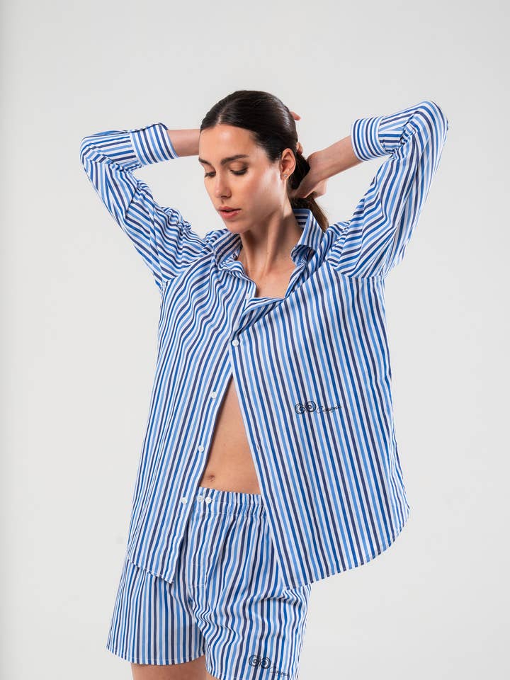 Ongekleurd overhemd voor heren van Caramì van zacht Italiaans katoen voor wholesale door Caramì