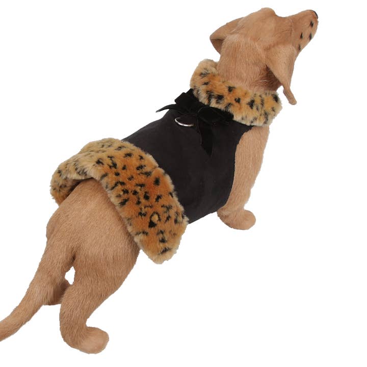 Velvet Bow Brown Lynx Fur Coat for wholesale by Susan Lanci Designs