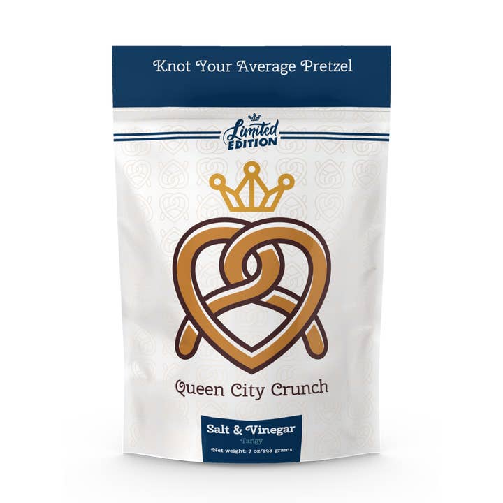 Limited Edition Salt and Vinegar- Wholesale case of 12 for wholesale by Queen City Crunch