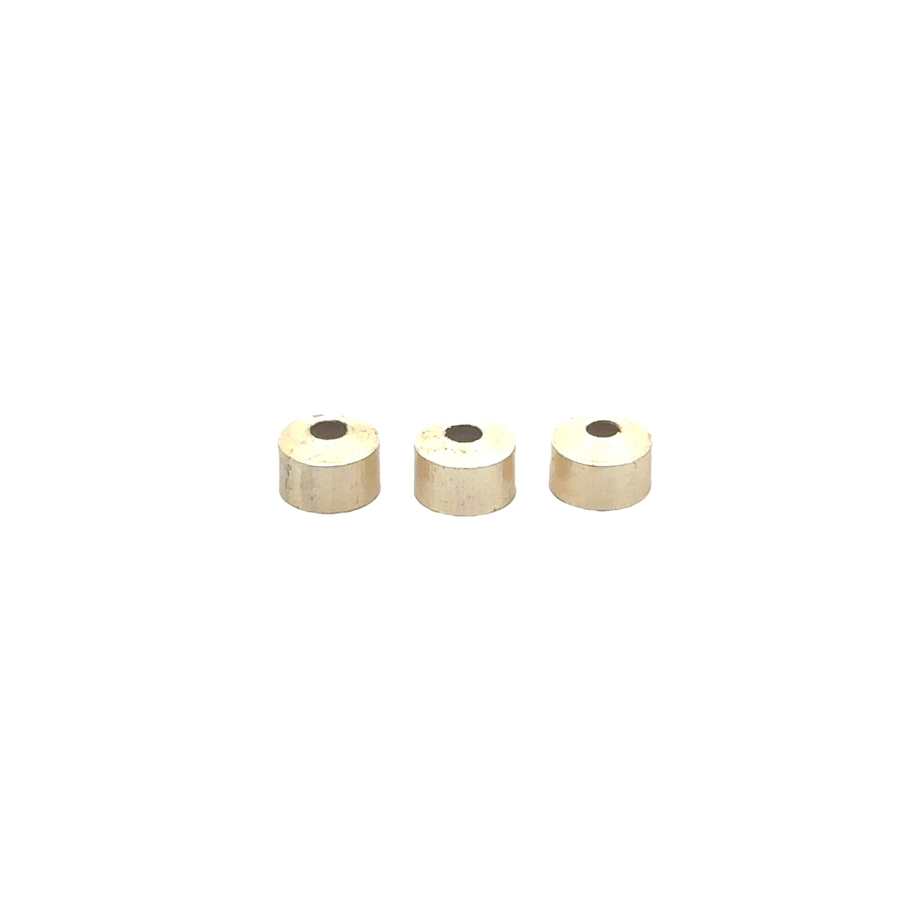 Purity Beads – wholesale Craft supplies – A pack of 25 to 40 Pcs Cord End Caps and Kumihimo End Cap Available  Gold Plated And Silver Plated Three Size :5mX4m,5mX5m,8X5mm0