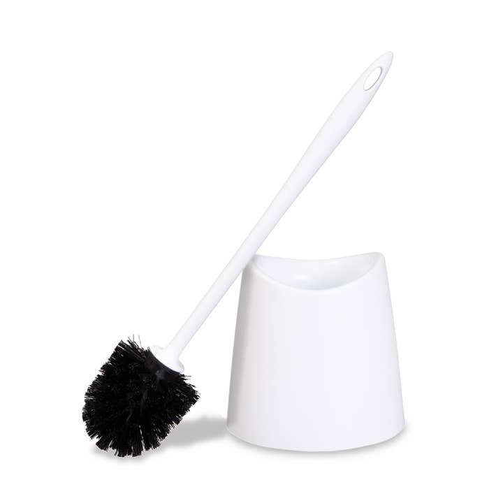 Superio Brand – wholesale Toilet bowl brush – Modern Design Toilet Brush with Matching Caddy/Holder