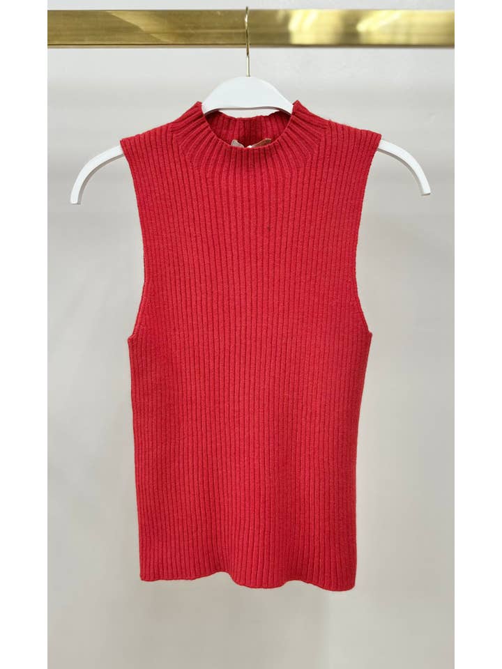 MILIO MILANO - Vente Haut en maille â femme - COQUILLE CĂTELĂE EN VISCOSE SANS MANCHES (330117/37715)45