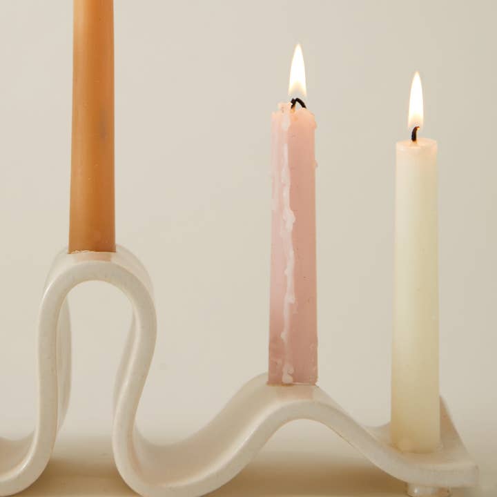 Virginia Sin - Vendita all'ingrosso Portacandele - Candelabro Weylyn, crema4