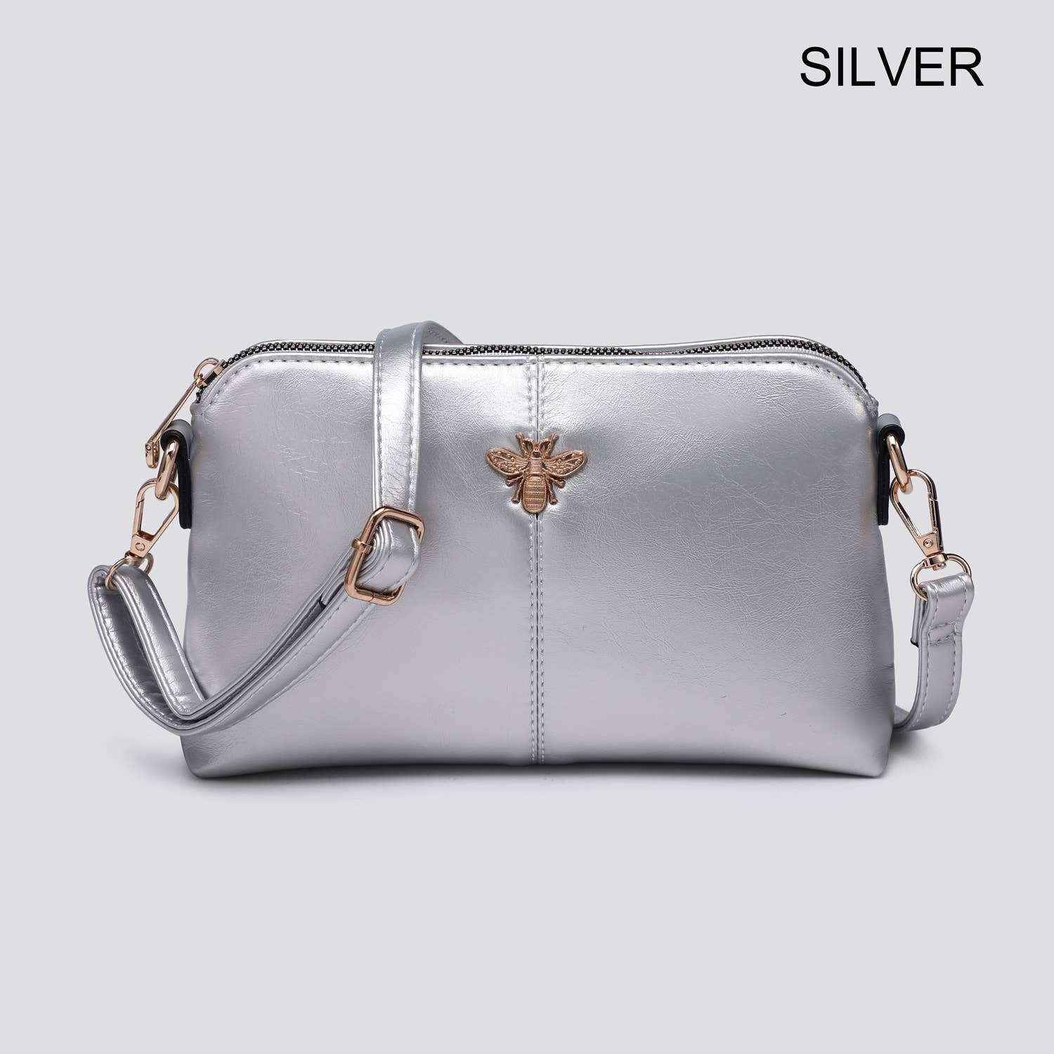 House of Milano – wholesale Crossbody bag – Women's – Faux Leather Crossbody Bag with Bee Logo # 267011