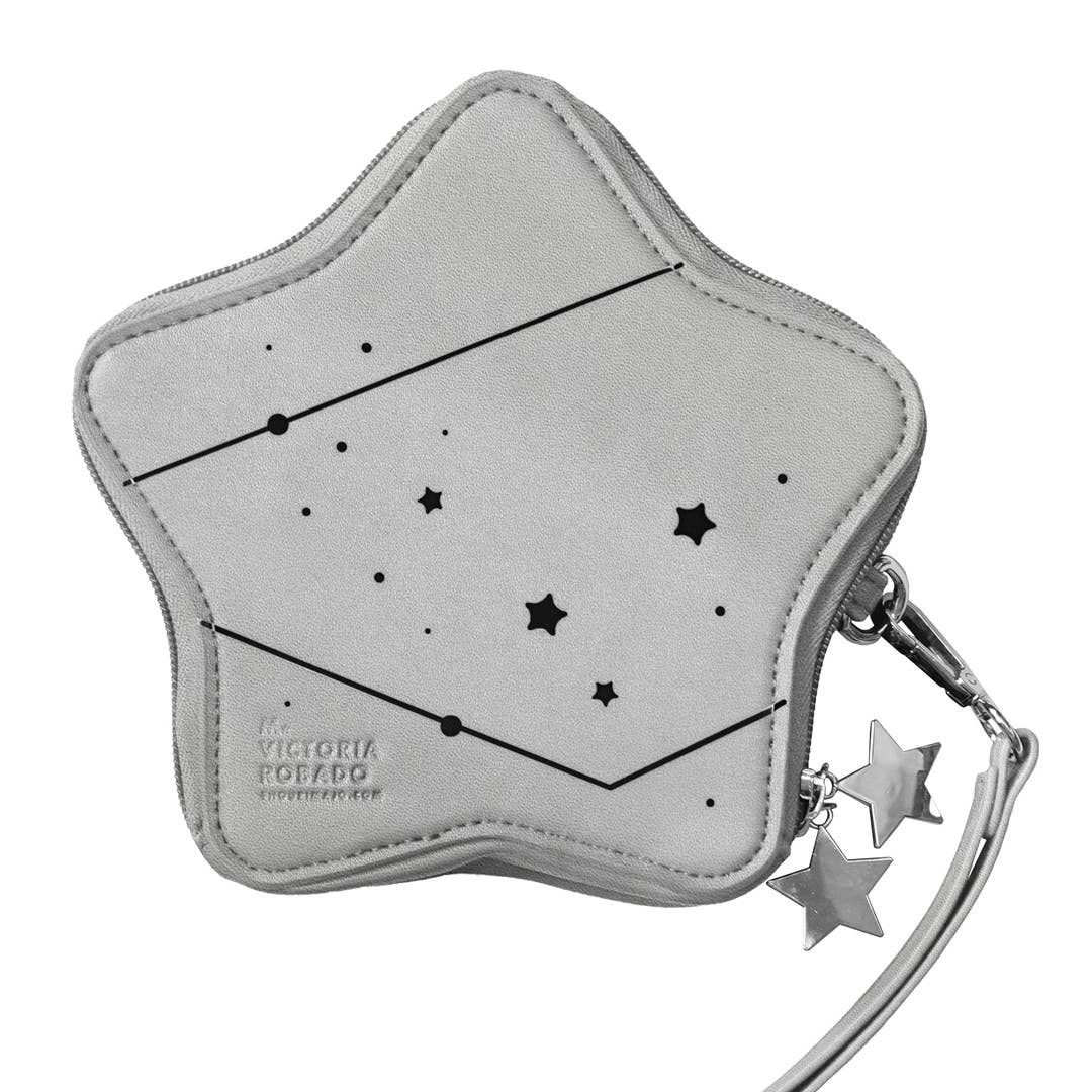 SHOURIMAJO - Wholesale Wristlet - Star Ita-Bag Wristlet (Silver)2