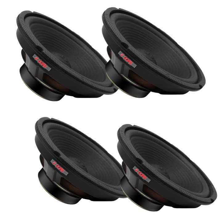 5 Core Subwoofer 8" 500W Car Audio Sub Woofer Speaker 4 Ohm Bass Replacement Subwoofers Driver 4Pcs for wholesale by K Cube Inc