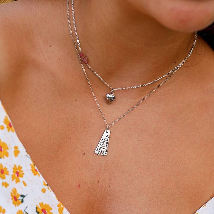 Chocolate and Steel – wholesale Pendant/charm necklace – It Takes Courage to Grow Up and Become Who You Really Are -EE Cummings Quote Necklace10