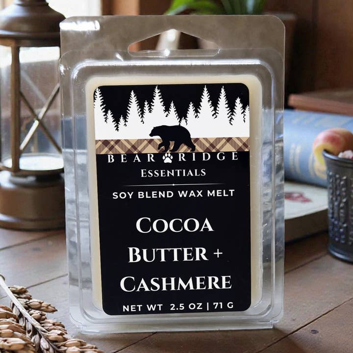 Cocoa Butter + Cashmere Wax Melt for wholesale by Bear Ridge Essentials