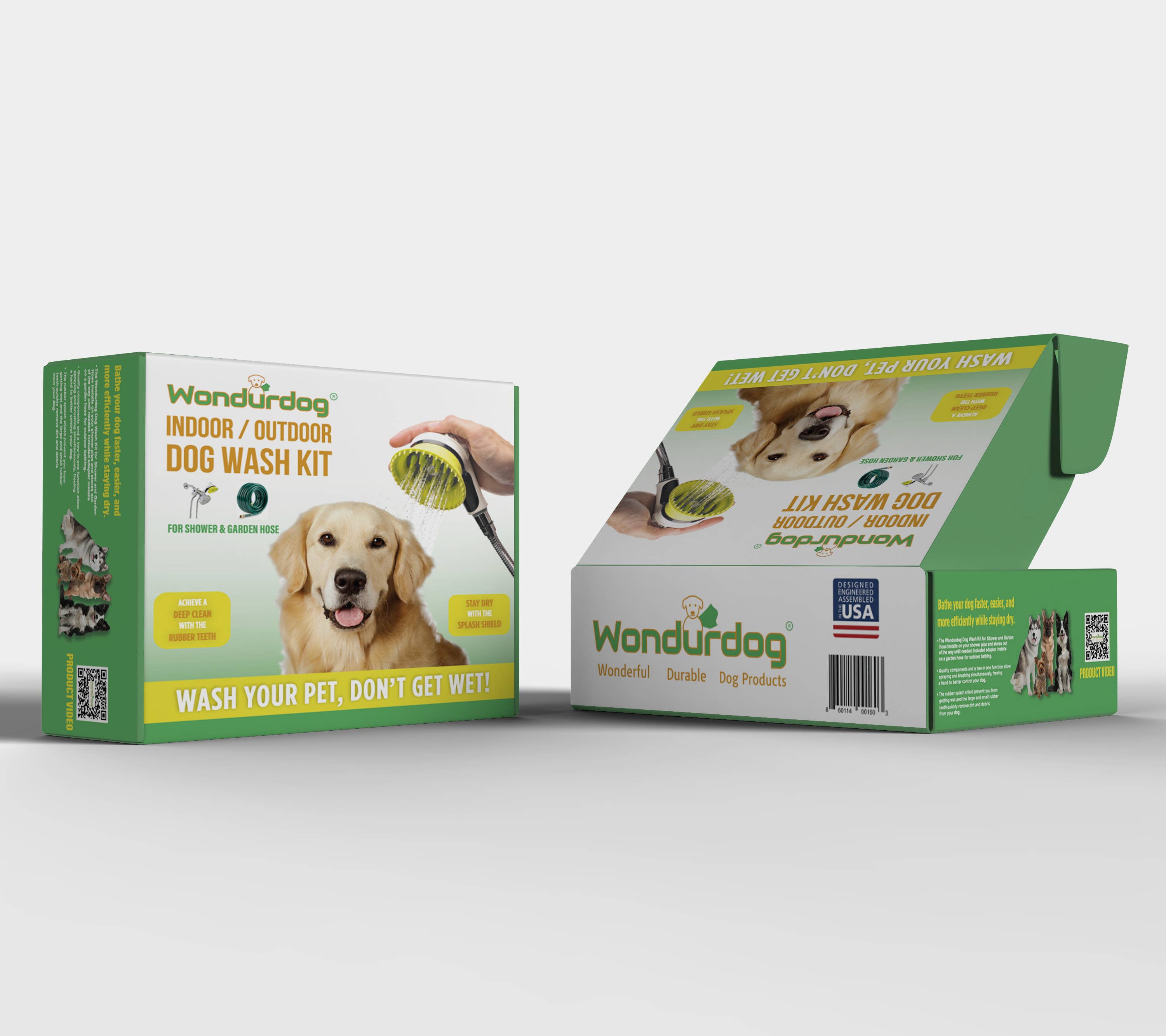 WONDURDOG - Wholesale Pet Grooming Aid - Dog - Wondurdog Quality Indoor / Outdoor Dog Wash Kit for Shower a8