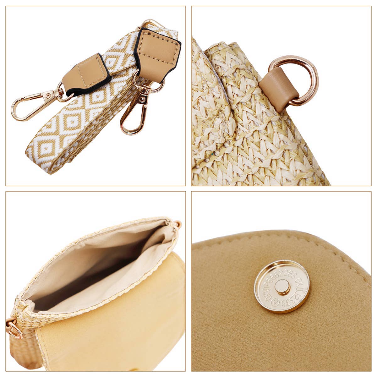 Cap Zone - Wholesale Crossbody Bag - Women's - Daisy Bohemian Artisan Beaded Crossbody Bag3