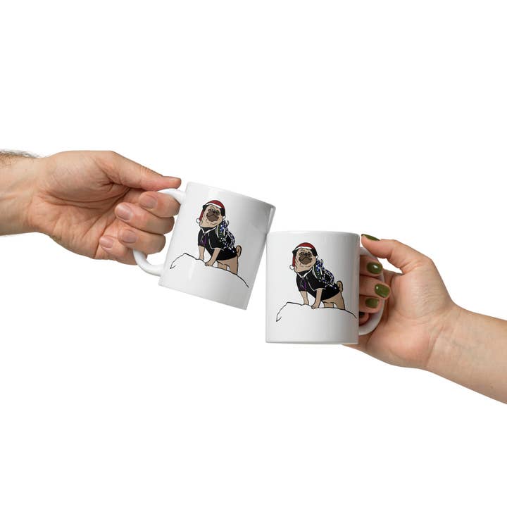 Club No-Kill 2027 Coffee Mugs - Wholesale Coffee Mug - Vinny the Pug Coffee Mugs 4