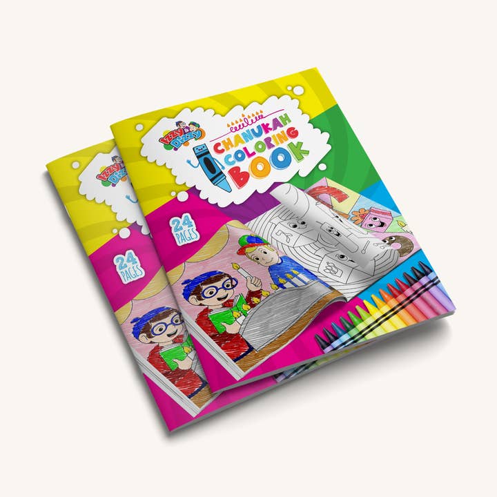 Chanukah Coloring Book for wholesale by Ner Mitzvah