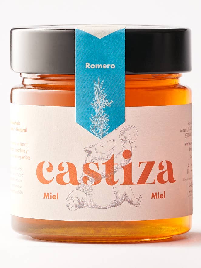 Miele di rosmarino per la vendita all'ingrosso da parte di Miel Castiza