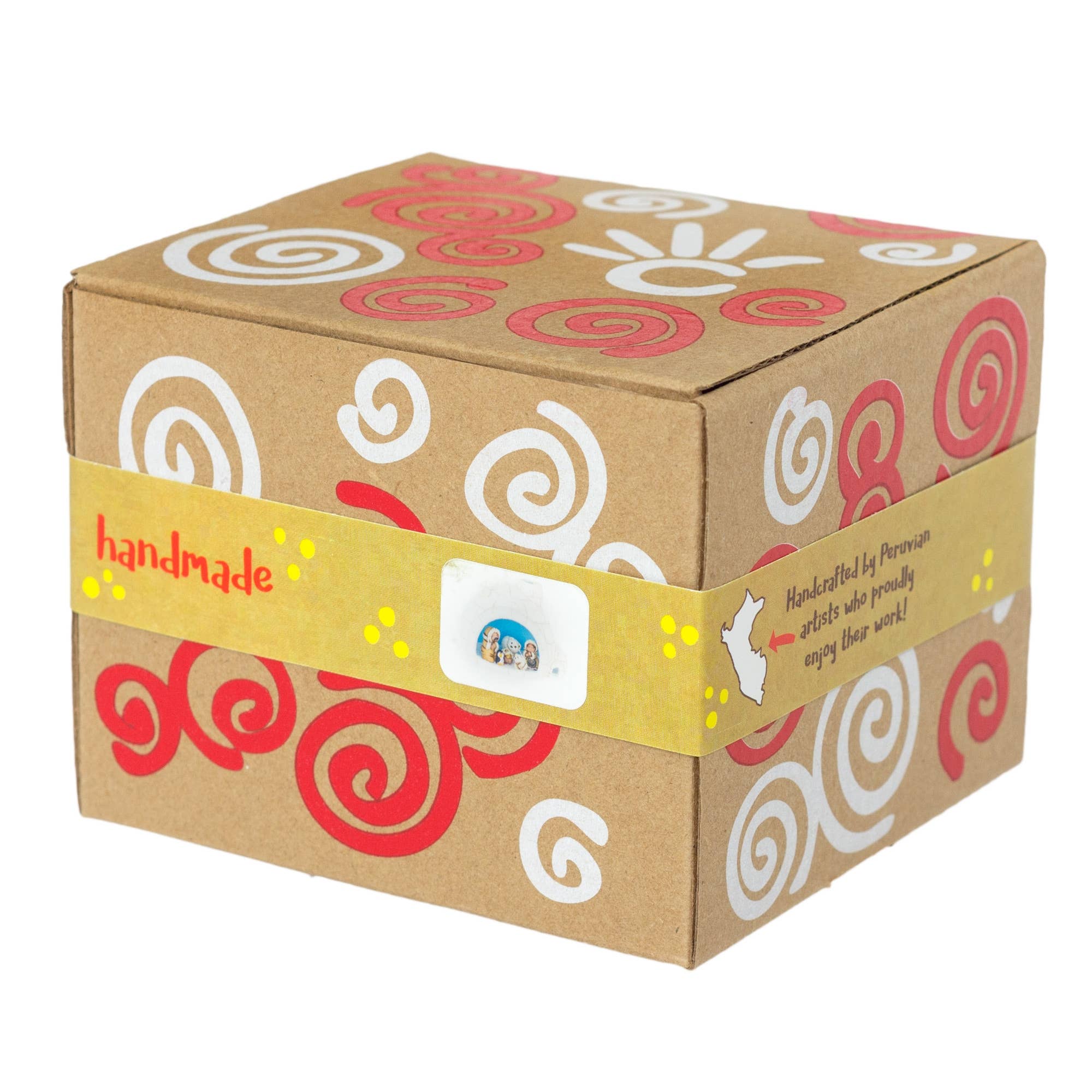 Lucuma Designs - Venta al por mayor Decoración de belenes - Igloo, belén de cerámica, 3 pulgadas de alto, Navidad en el Polo Norte1