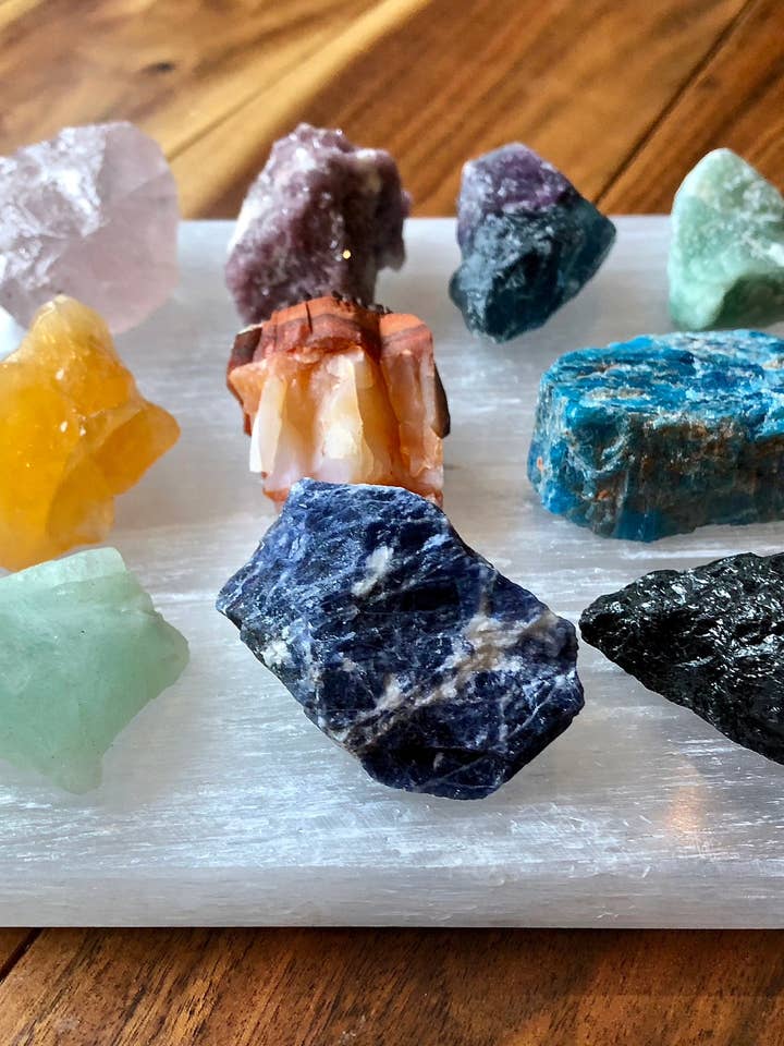 Square Selenite Charging Plate (~5.5") Crystal Charging Slab for wholesale by New Moon Beginnings