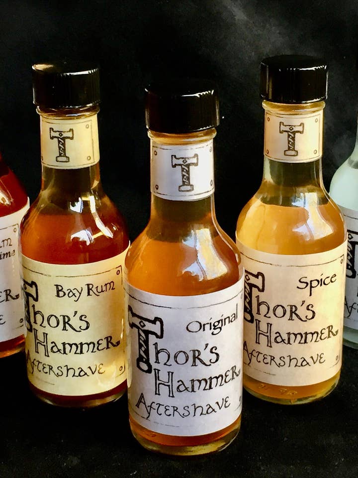 Thor's Hammer Aftershave Gift Set | 5 Scents | Complete Set for wholesale by Freyja's Magic