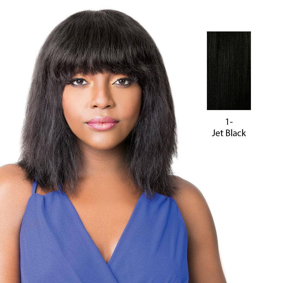 KT Supply - Wholesale Wig/Hair Piece - Brazilian Human Hair Wig Wet N Wavy Nick,Black0