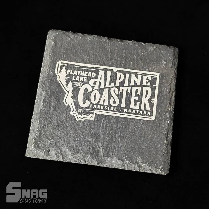 Snag Customs - Wholesale Coasters - Laser Engraved Slate Coasters