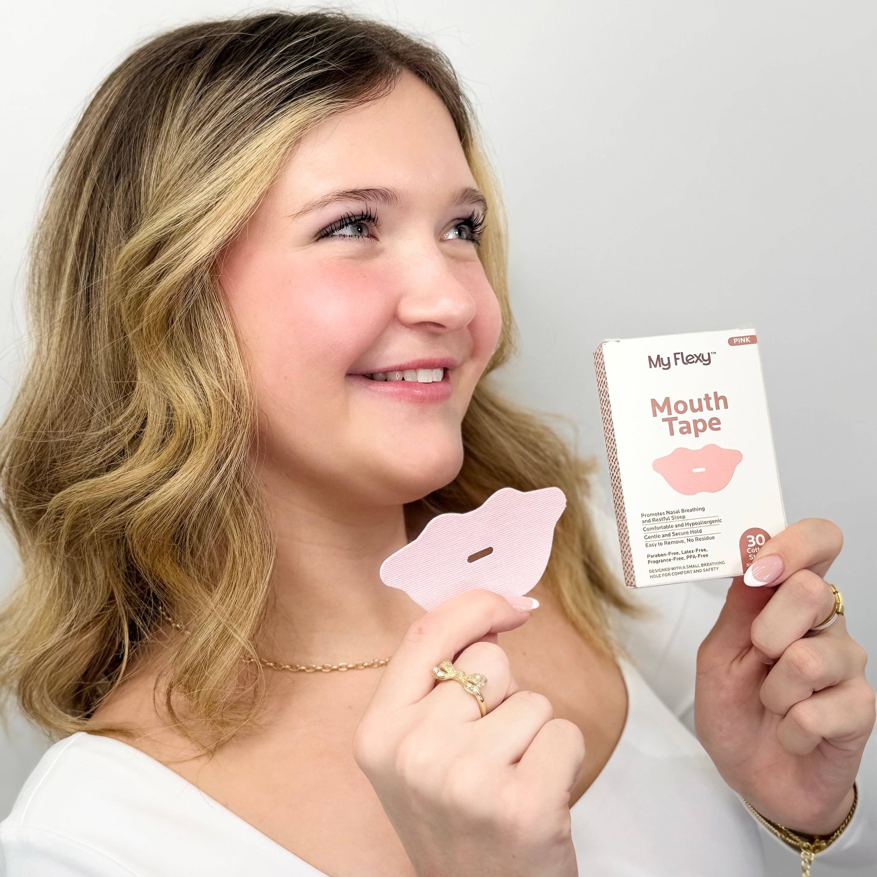 My Flexy – wholesale Sleep/eye mask – Mouth Tape - (Pink Lips)20