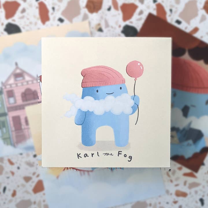 Impression artistique de Karl le Brouillard pour la vente par Laiberry Art