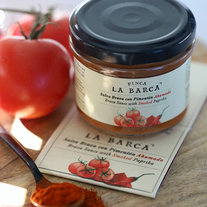 Finca La Barca - Wholesale Salsa - Salsa Brava con Pimentón Ahumado " Finca La Barca" 110G2