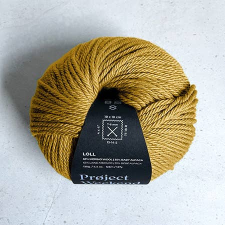 Project Weekend - Venta al por mayor Hilos - LOLL, OVILLO DE LANA 100% NATURAL: ORO DE LA PRADERA