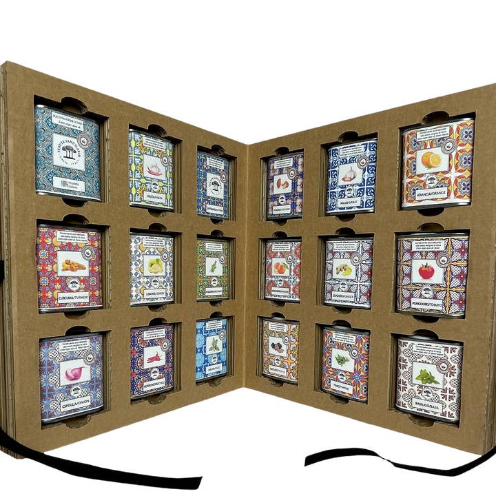 TENUTA SANT'ILARIO - Wholesale Olive Oil - CAN BOOK 100ML MAJOLICA 18 PCS.