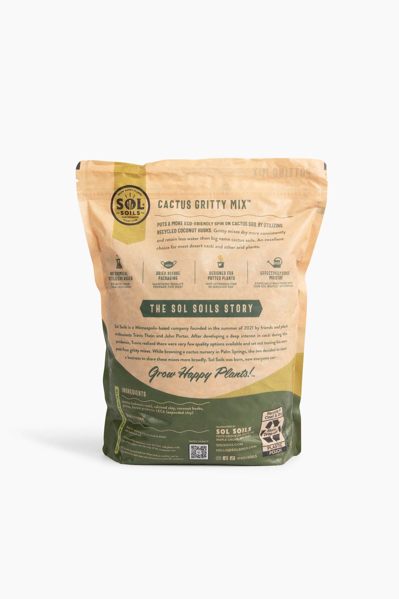 Sol Soils - Wholesale Planting/Potting Soil - Soil (1Gal) Cactus Gritty Mix2